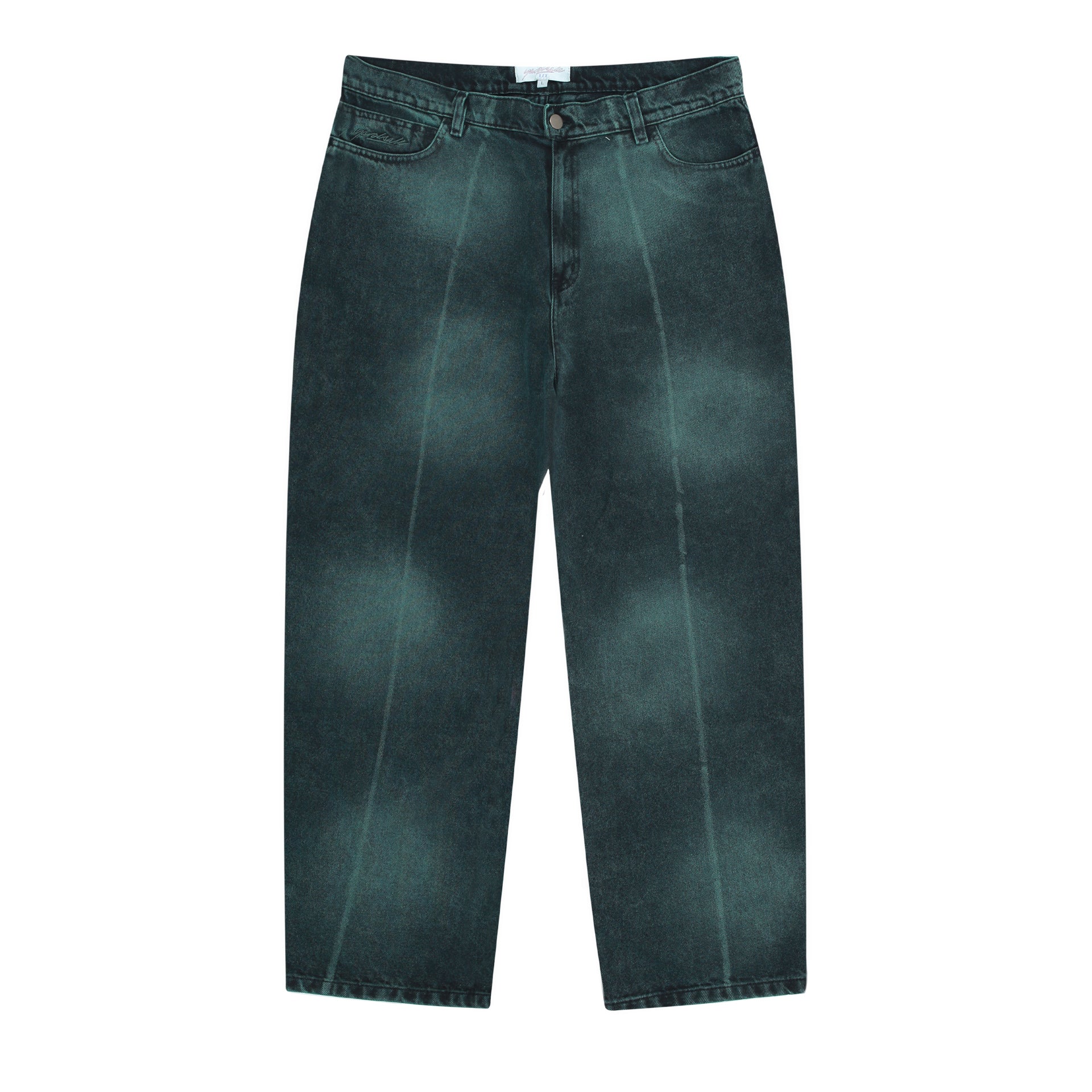 Bleached Phantasy Jeans (Emerald) - Image 3