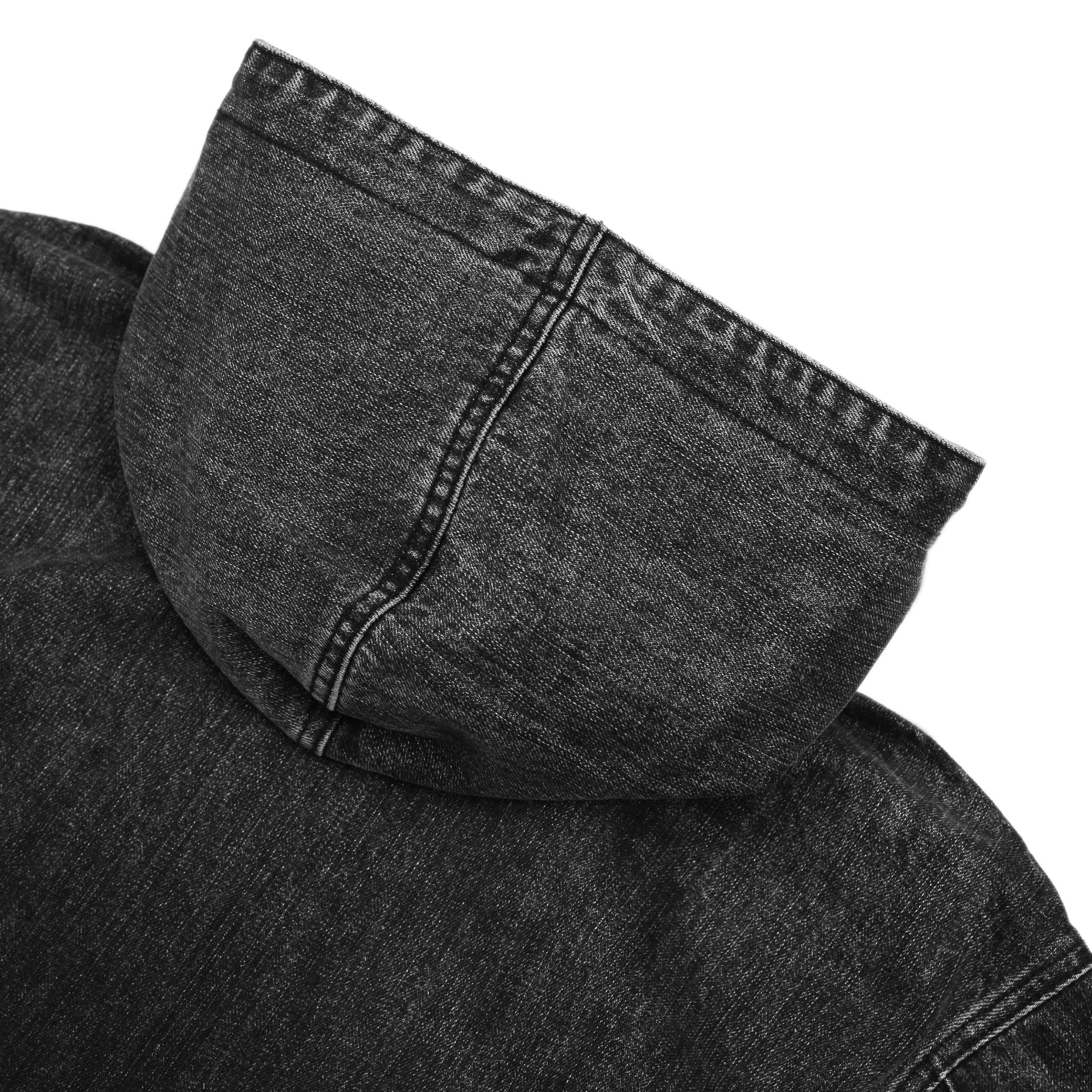 Denim Hood (Black) - Image 2