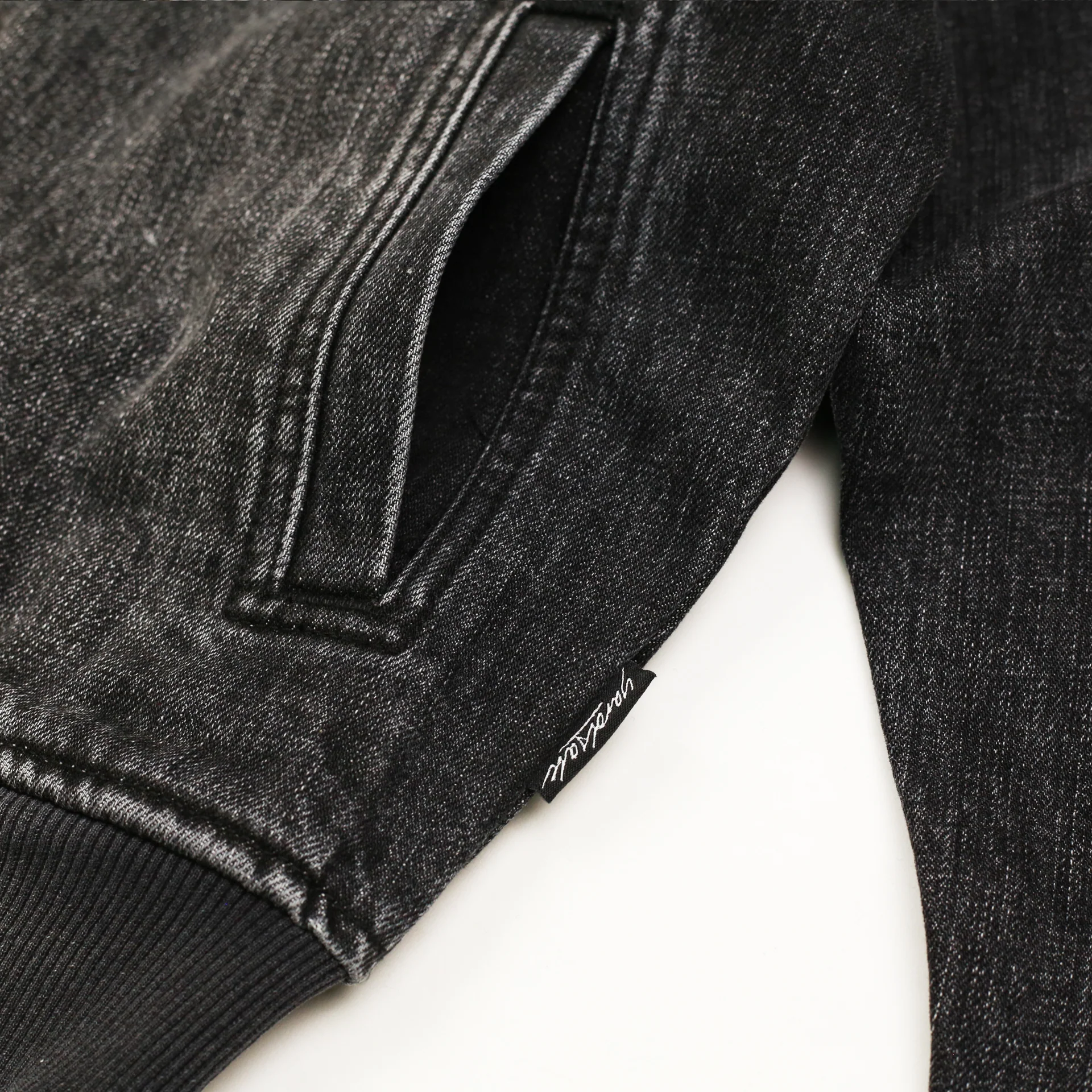 Denim Hood (Black) - Image 4