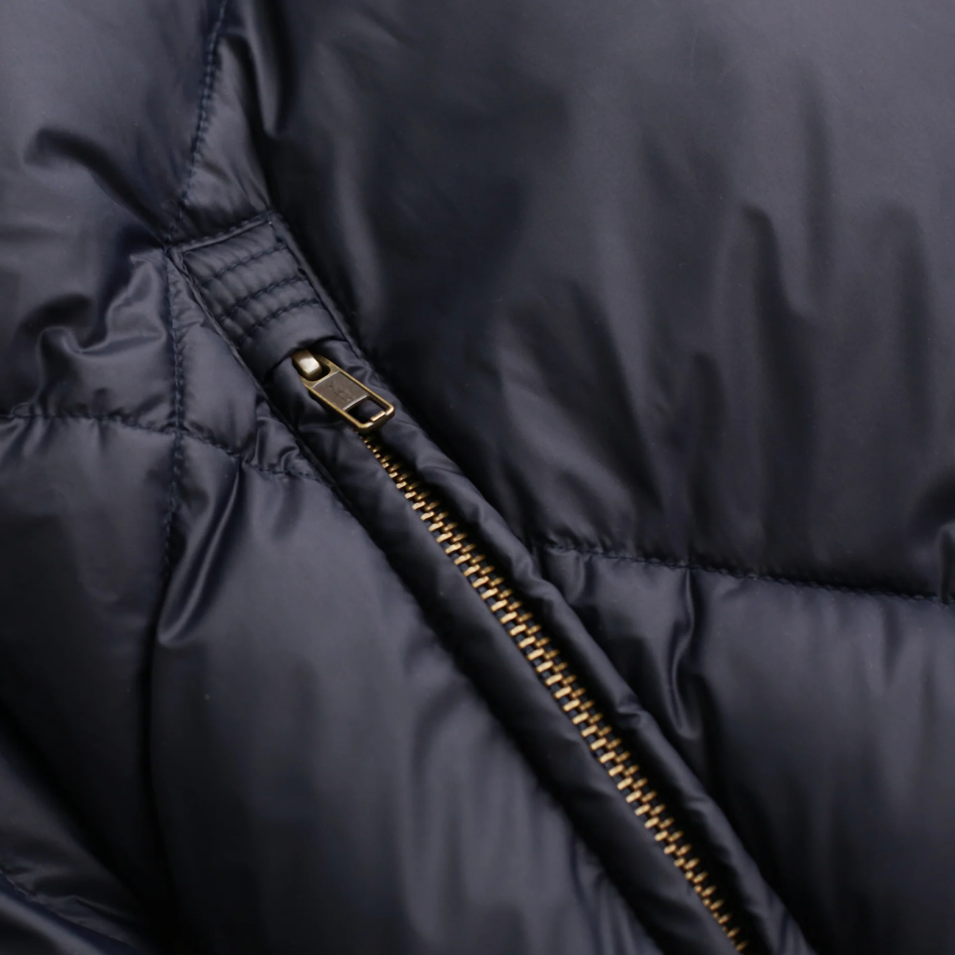 Diamond Down Puffer Jacket (Navy) - Image 3