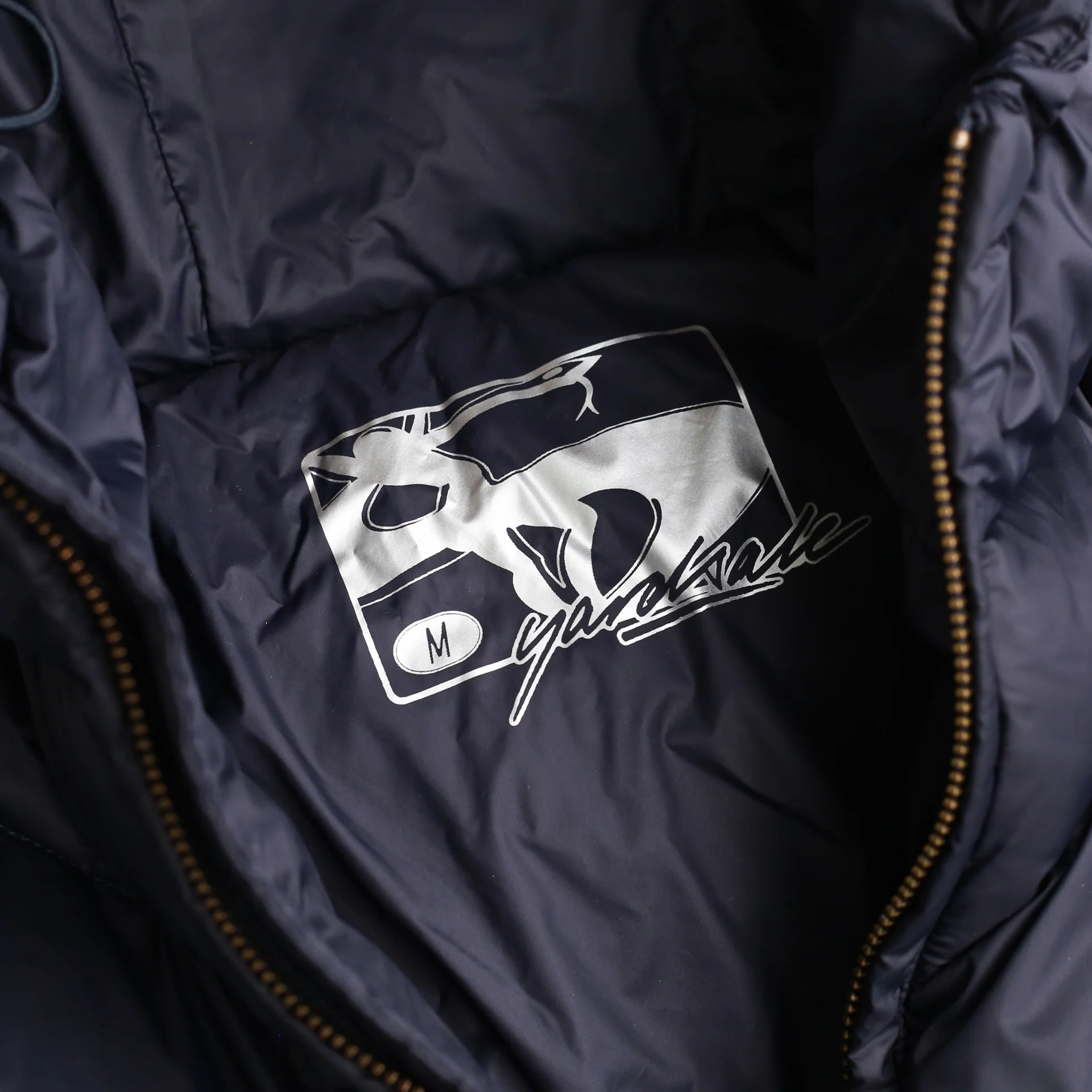 Diamond Down Puffer Jacket (Navy) - Image 5