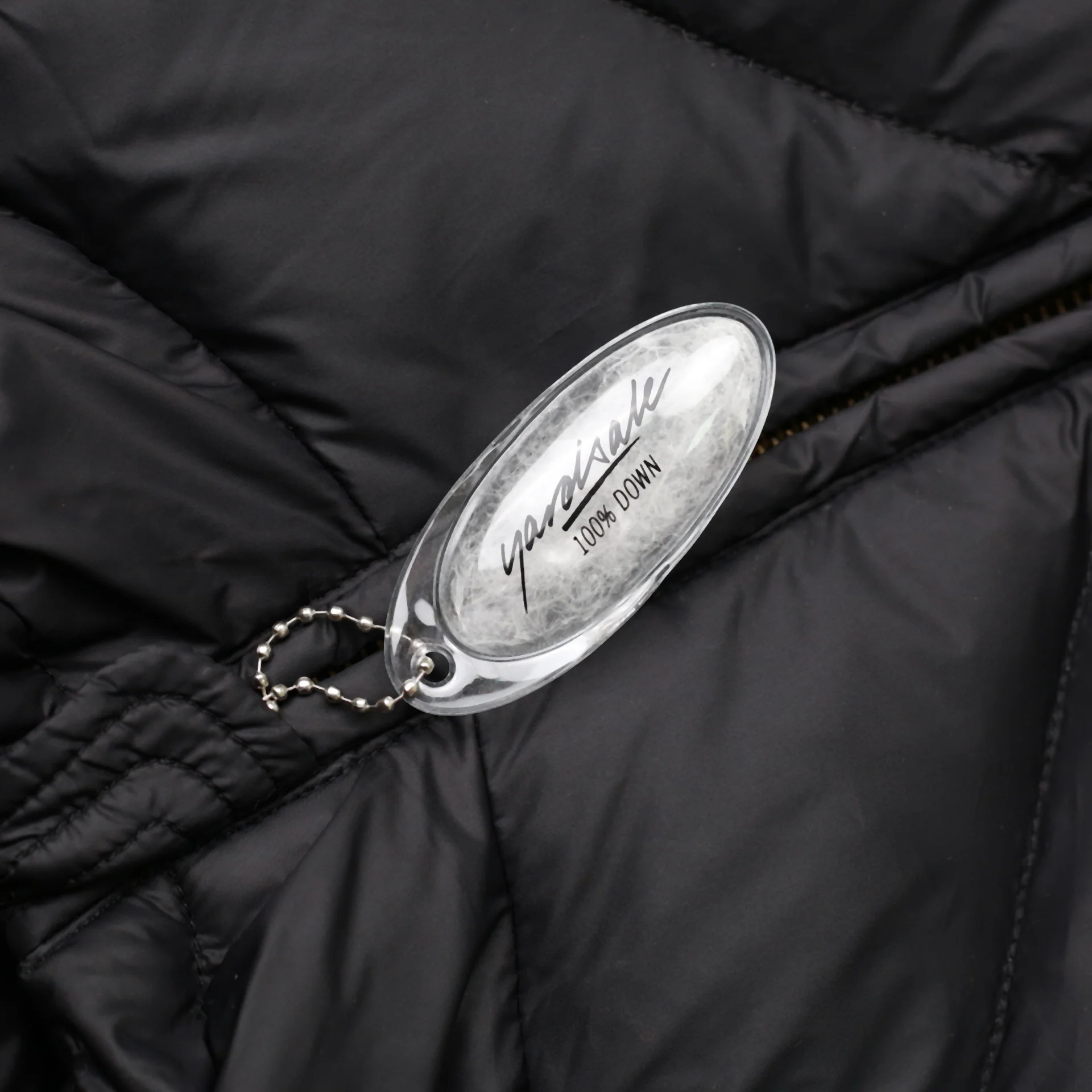 Diamond Down Puffer Jacket (Black) - Image 4