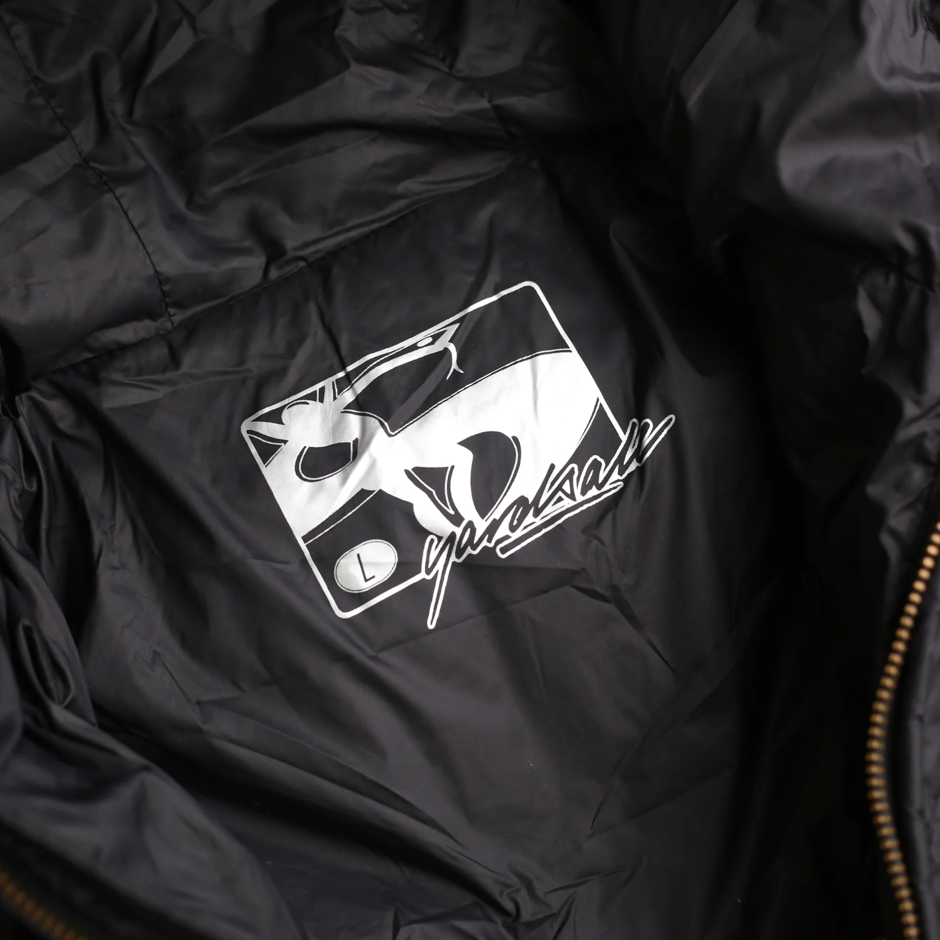 Diamond Down Puffer Jacket (Black) - Image 5