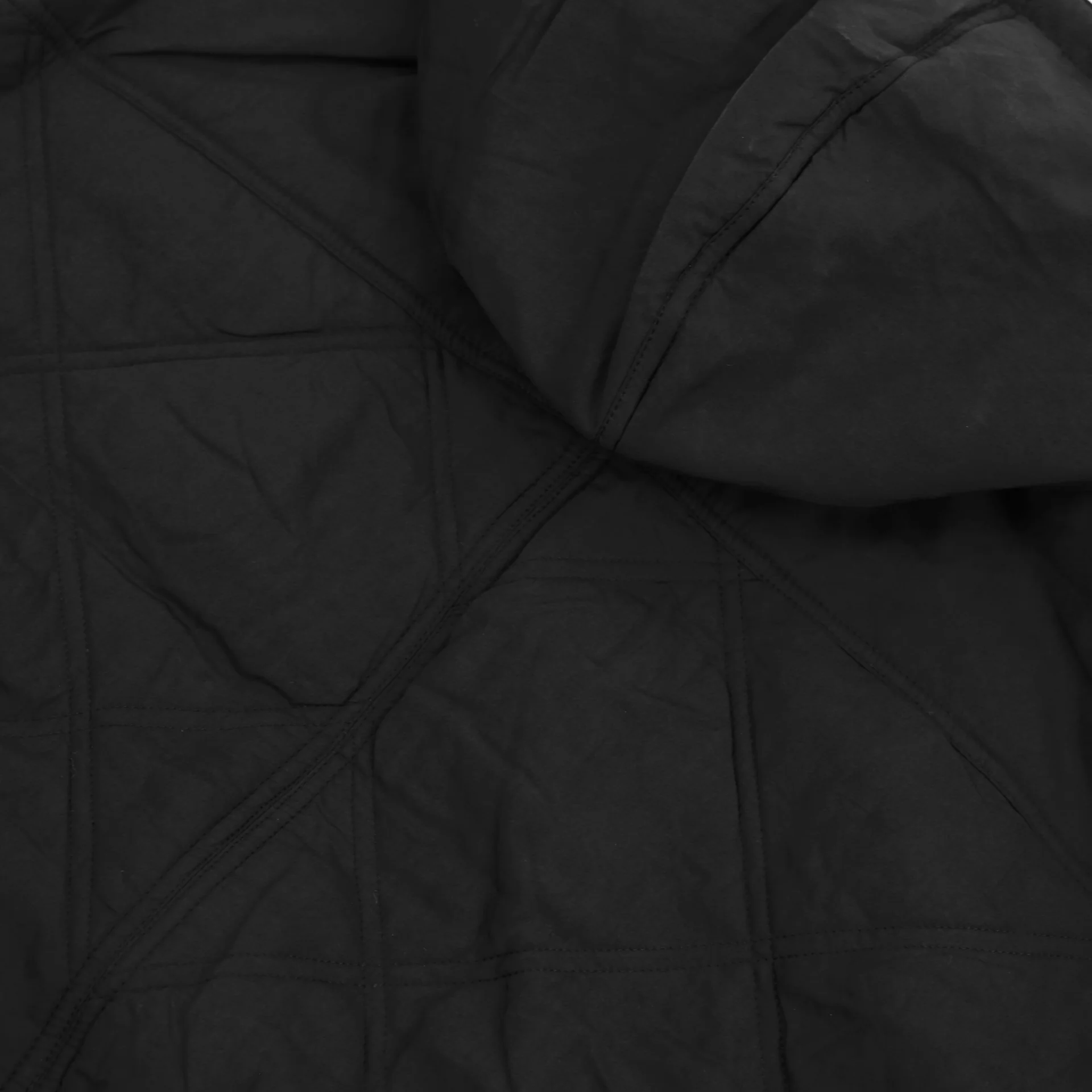 Diamond Quilted Jacket (Black) - Image 3