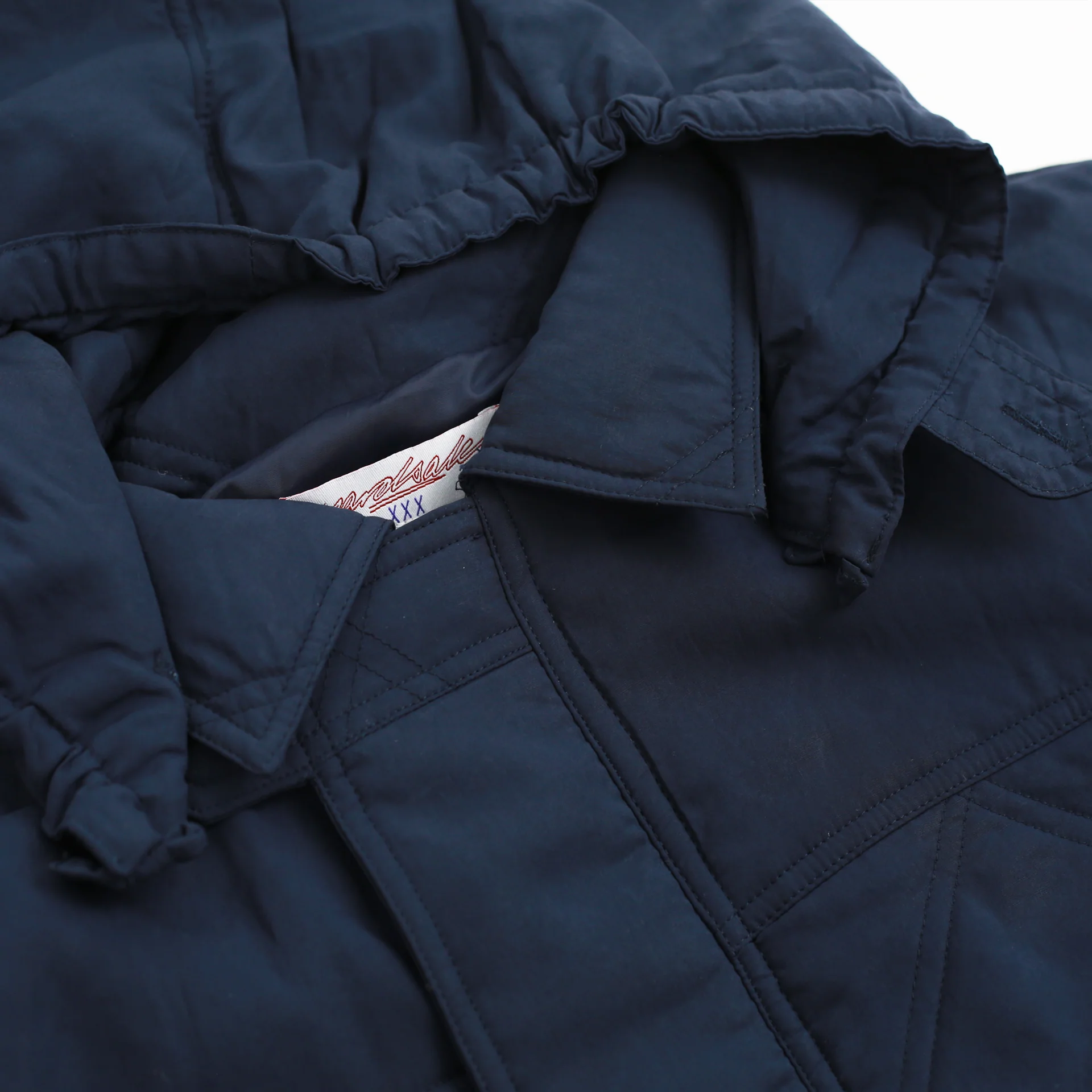 Diamond Quilted Jacket (Navy) - Image 3
