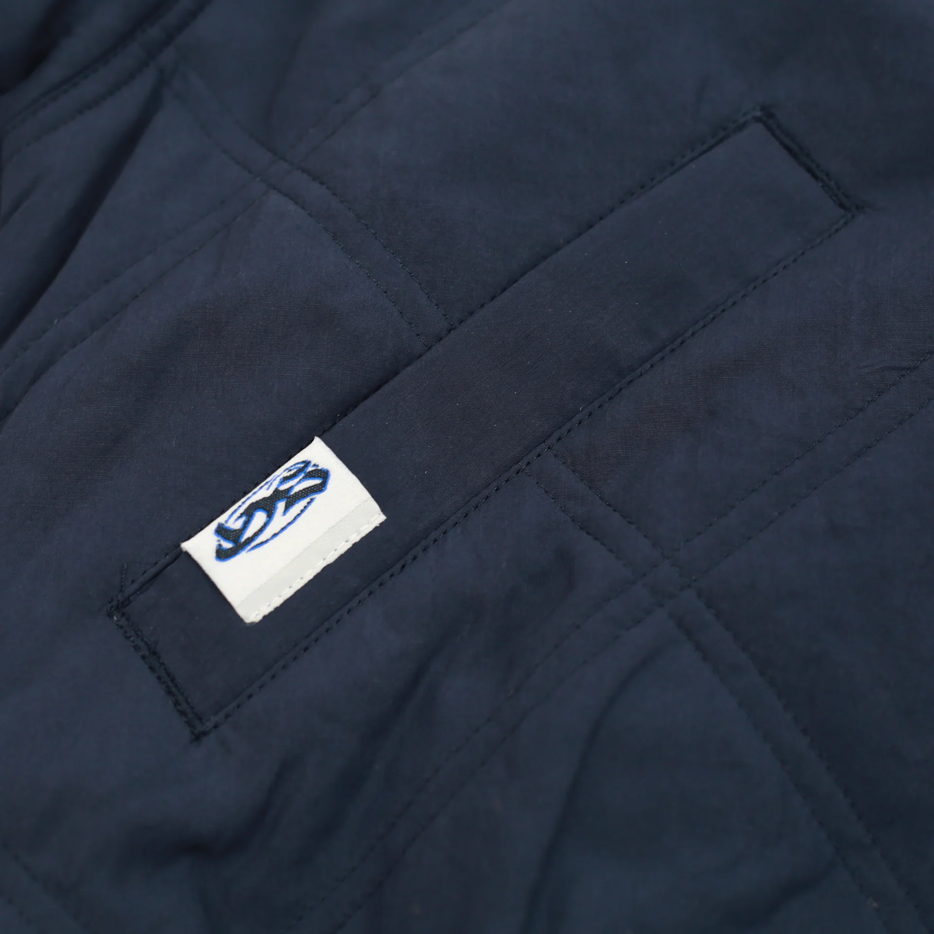 Diamond Quilted Jacket (Navy) - Image 5