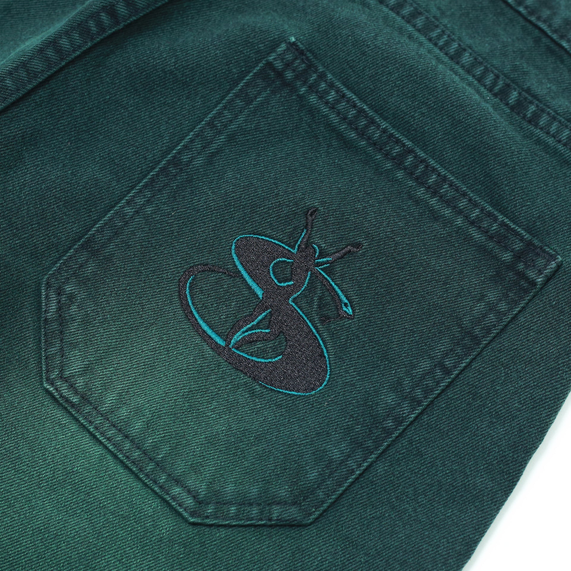 Faded Phantasy Jeans (Green) - Image 5