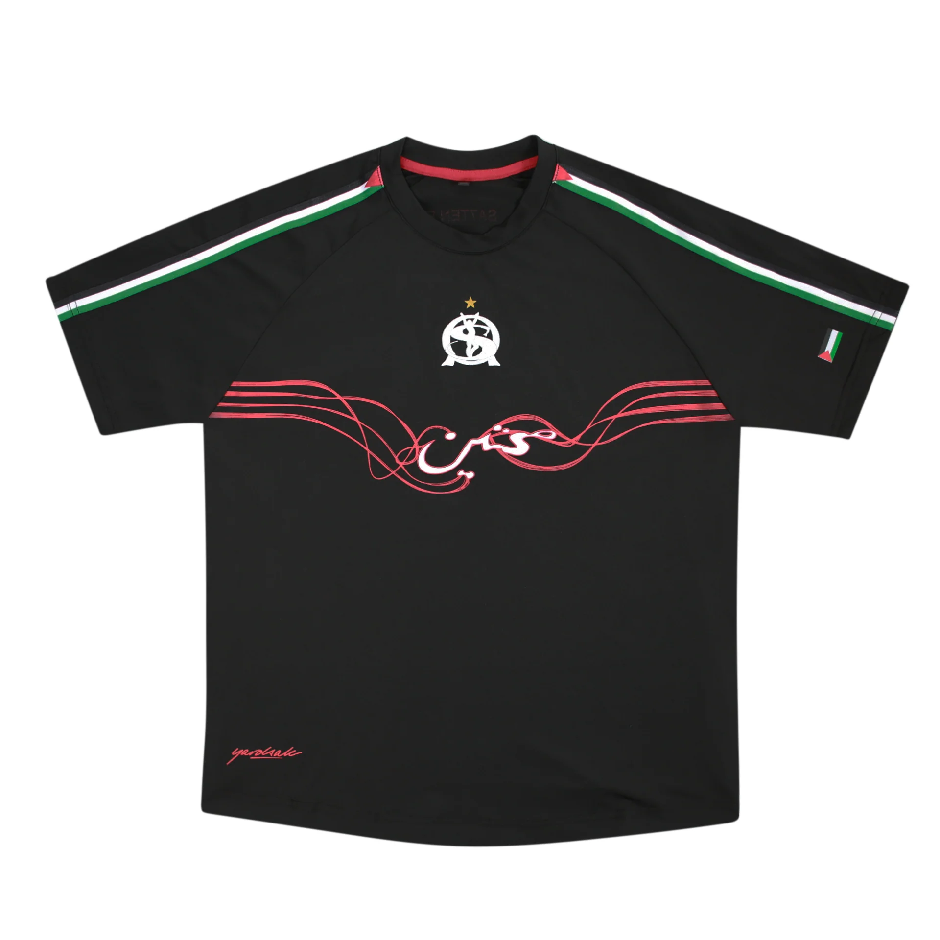 YS SA7TEN FOOTBALL JERSEY (BLACK)