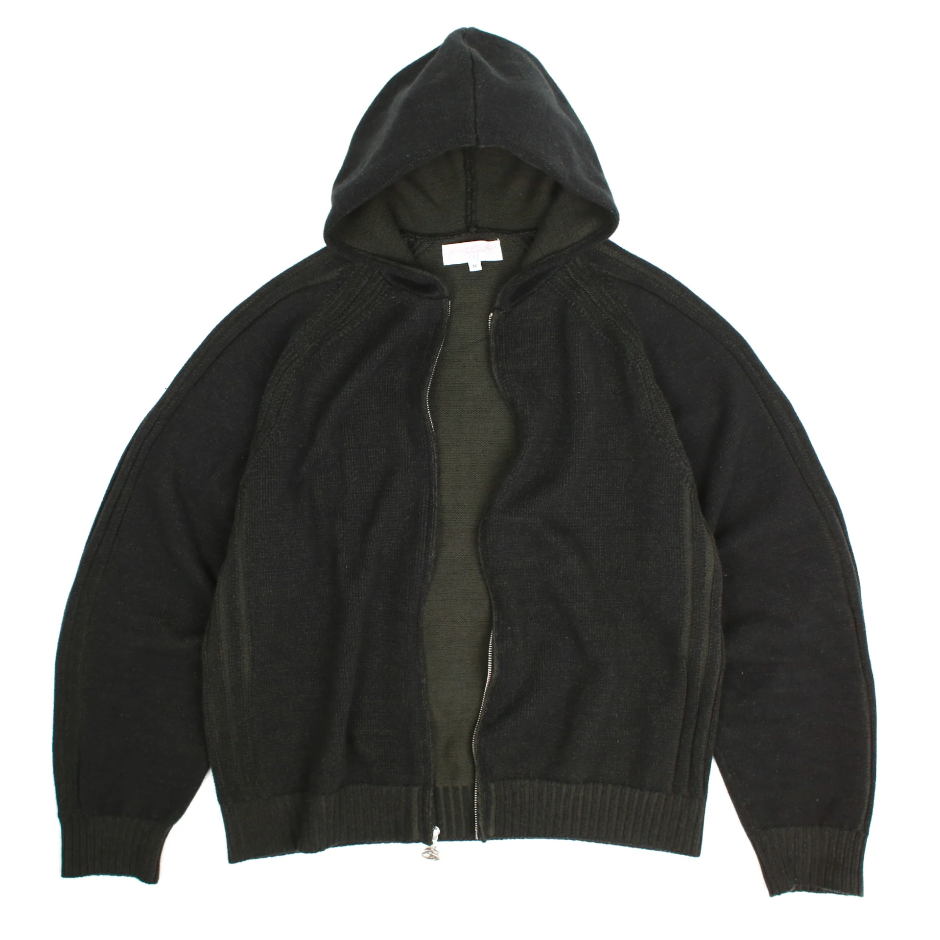 Heathered Fullzip Hood (Black) - Image 2