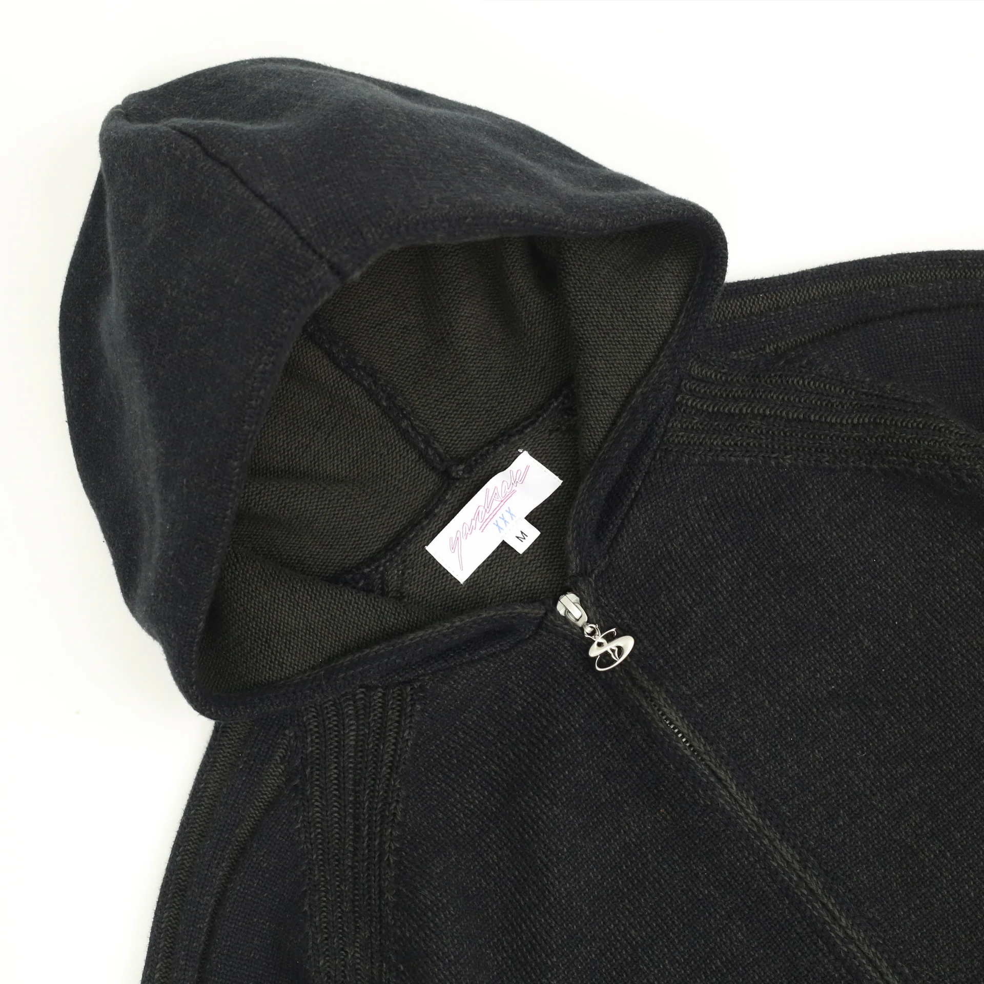 Heathered Fullzip Hood (Black) - Image 3