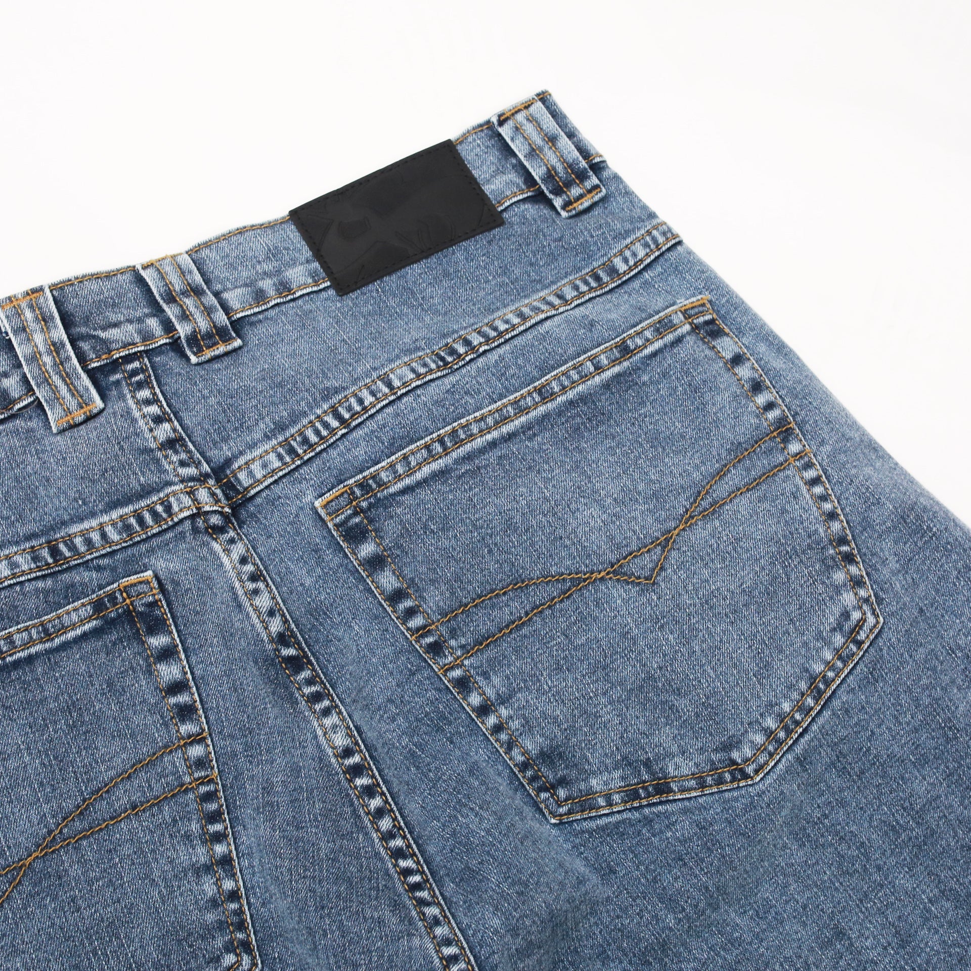 Ivory Slub Jeans (Light Denim) - Image 4