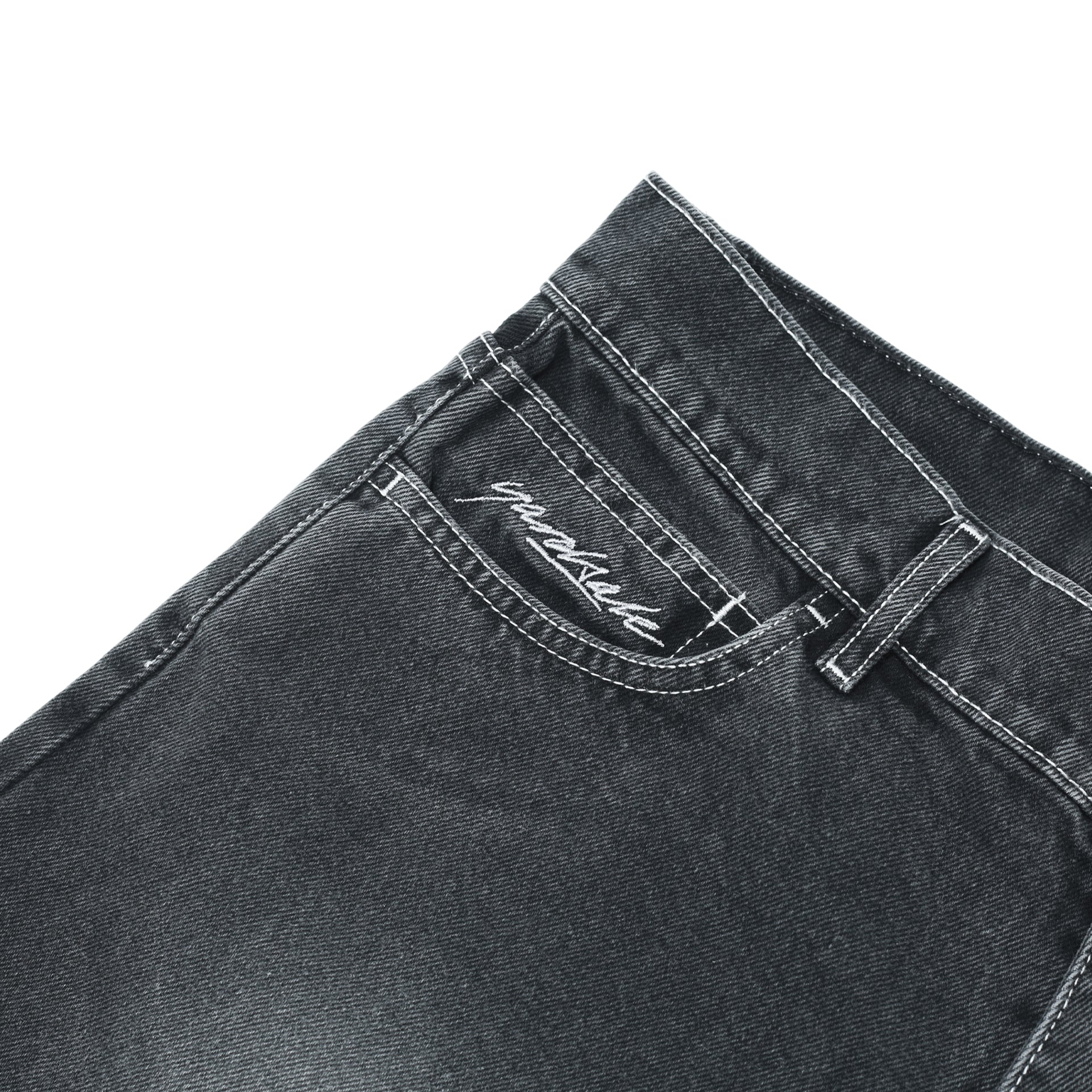Phantasy Panel Jeans (Black) - Image 4