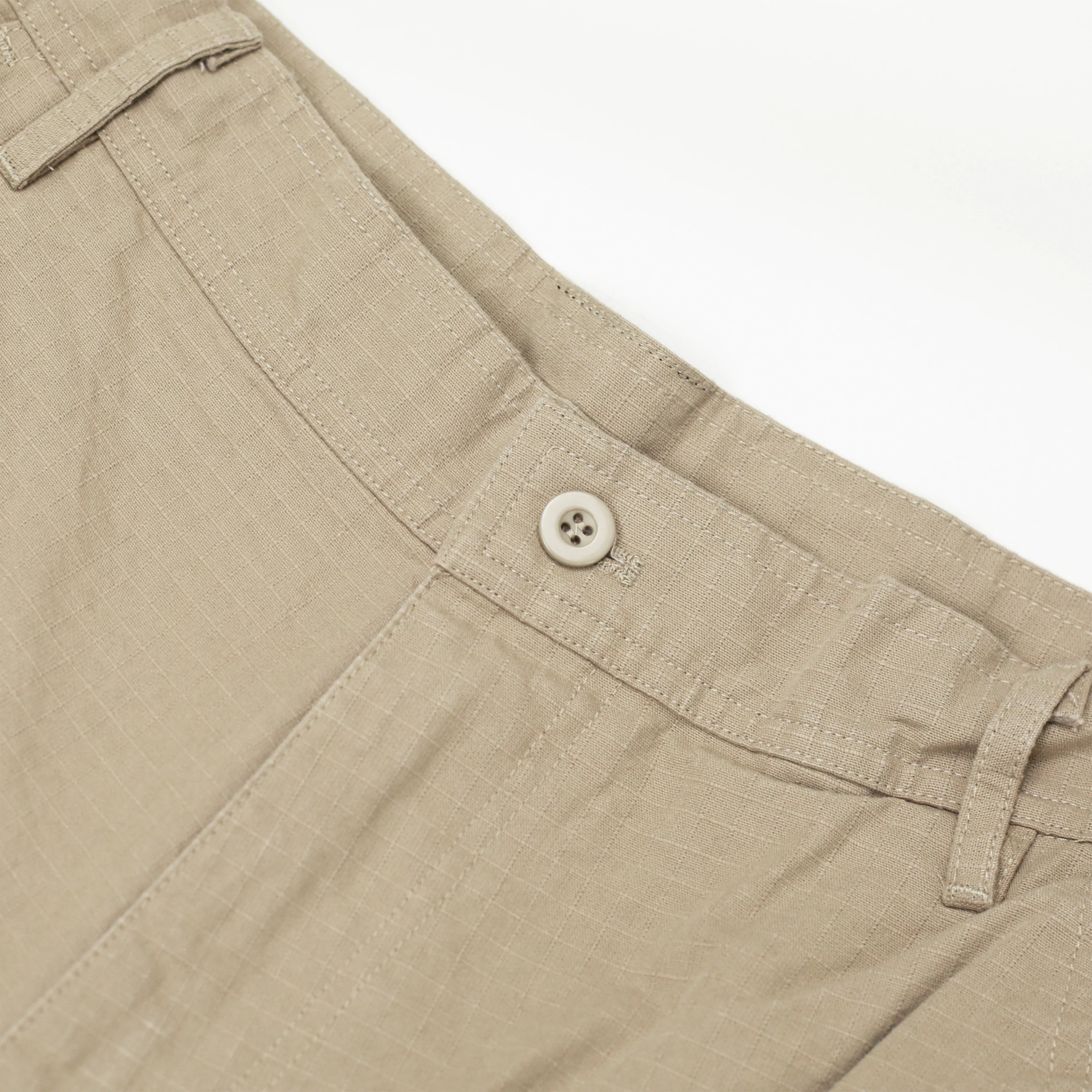 Phantasy Ripstop Cargo Zip-off Shorts (Beige) - Image 4
