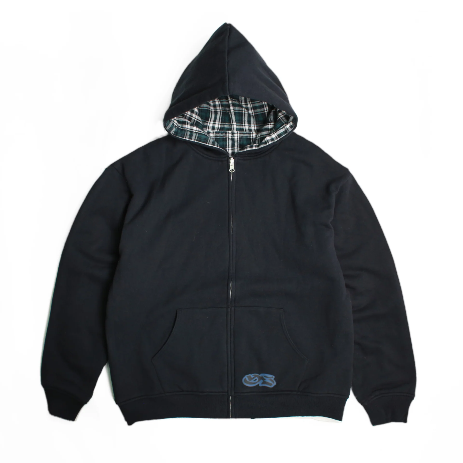 Reversible Flannel Hoodie (Green) - Image 2