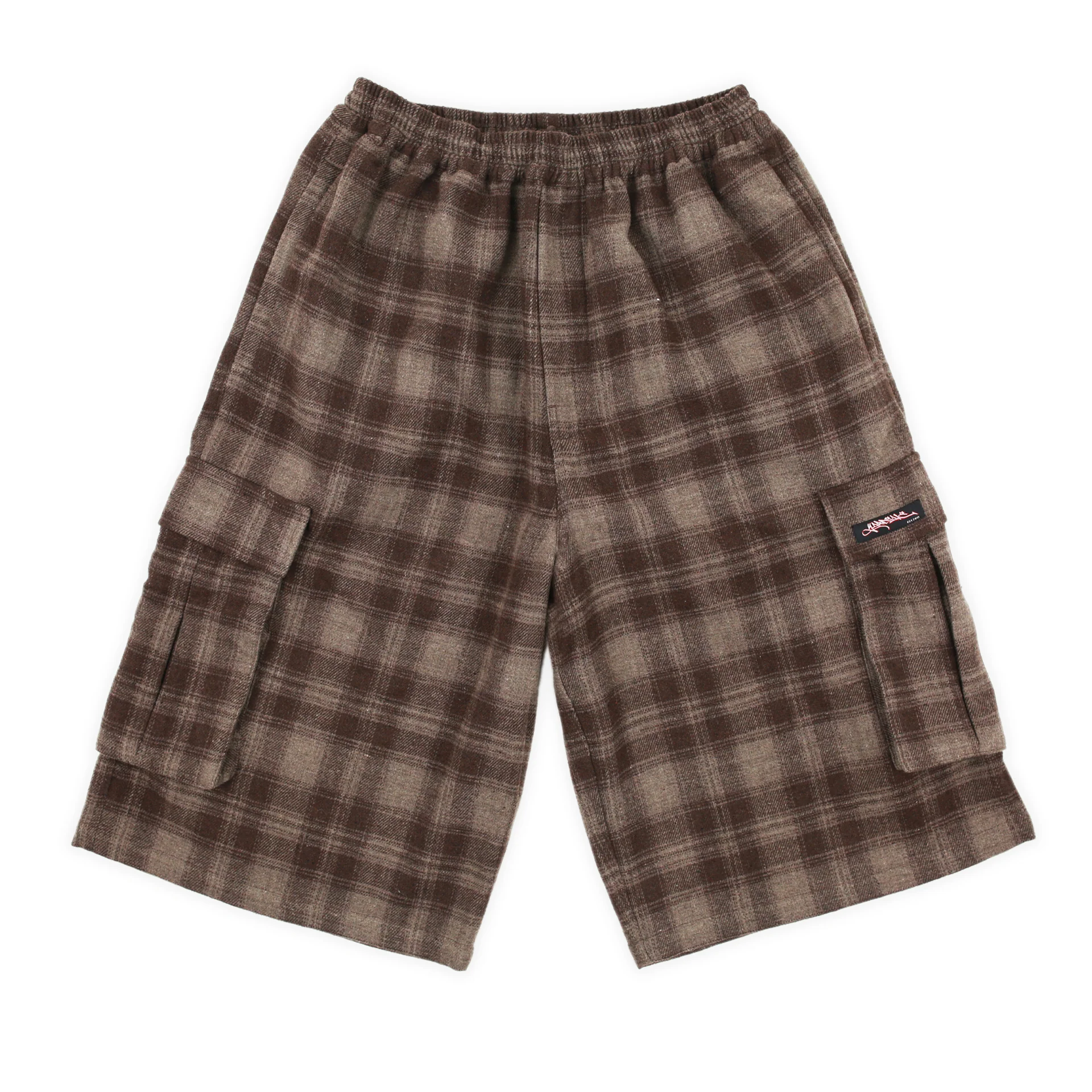 Shoreline Plaid Shorts (Brown)