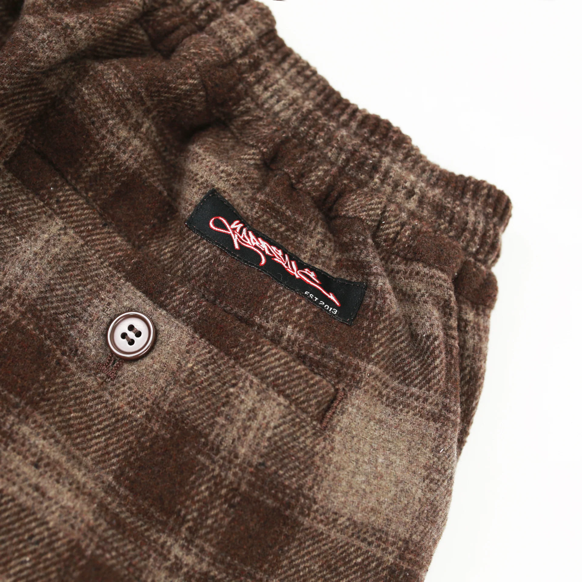 Shoreline Plaid Shorts (Brown) - Image 3