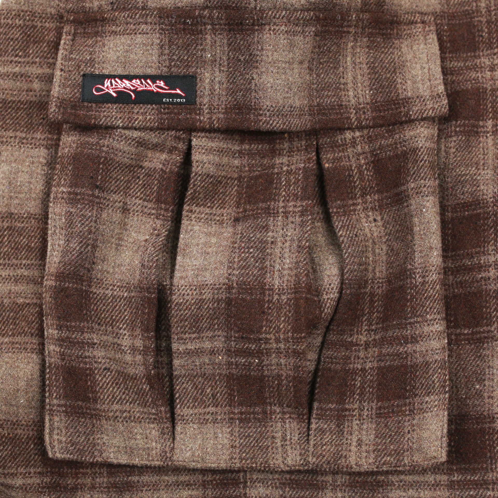 Shoreline Plaid Shorts (Brown) - Image 4