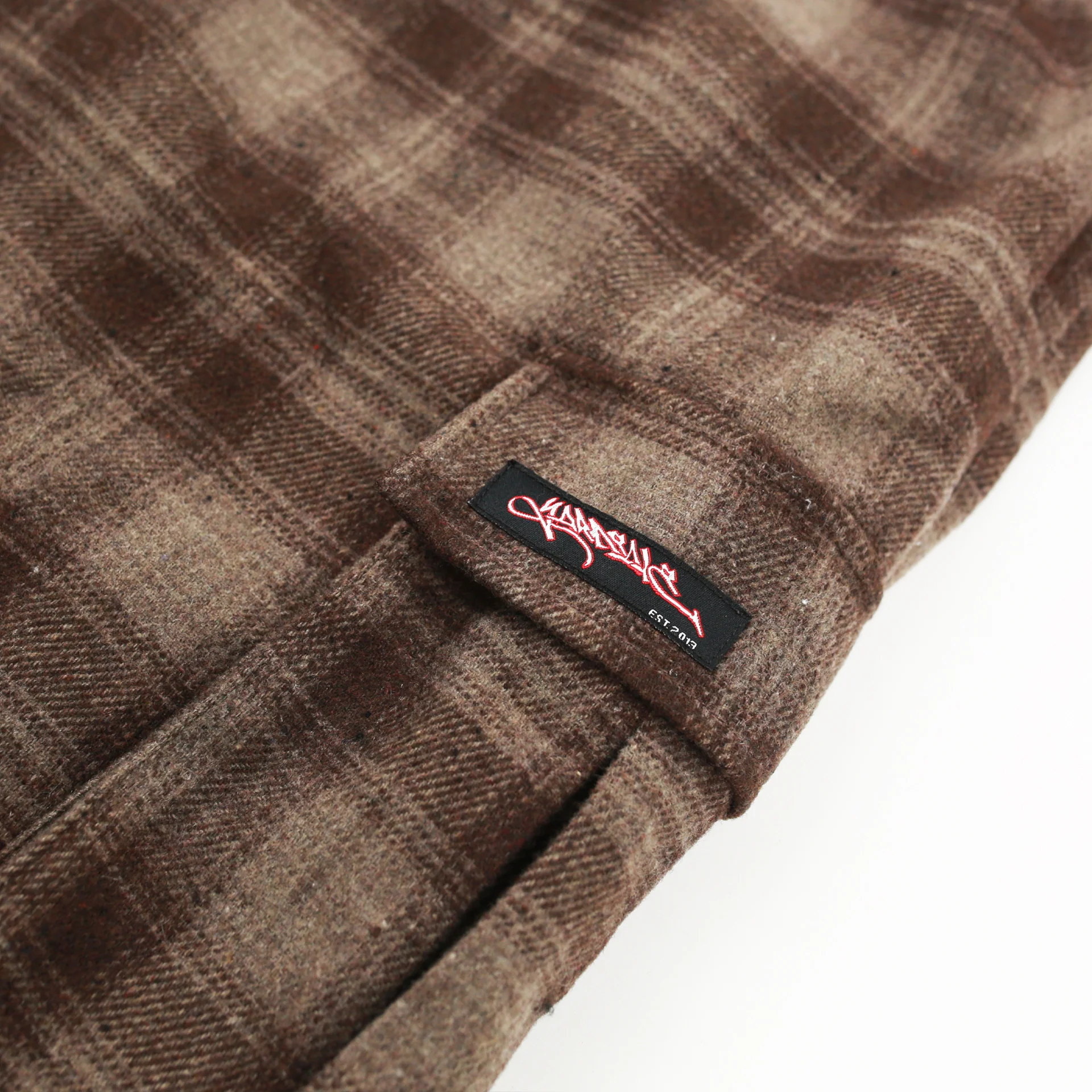 Shoreline Plaid Shorts (Brown) - Image 6