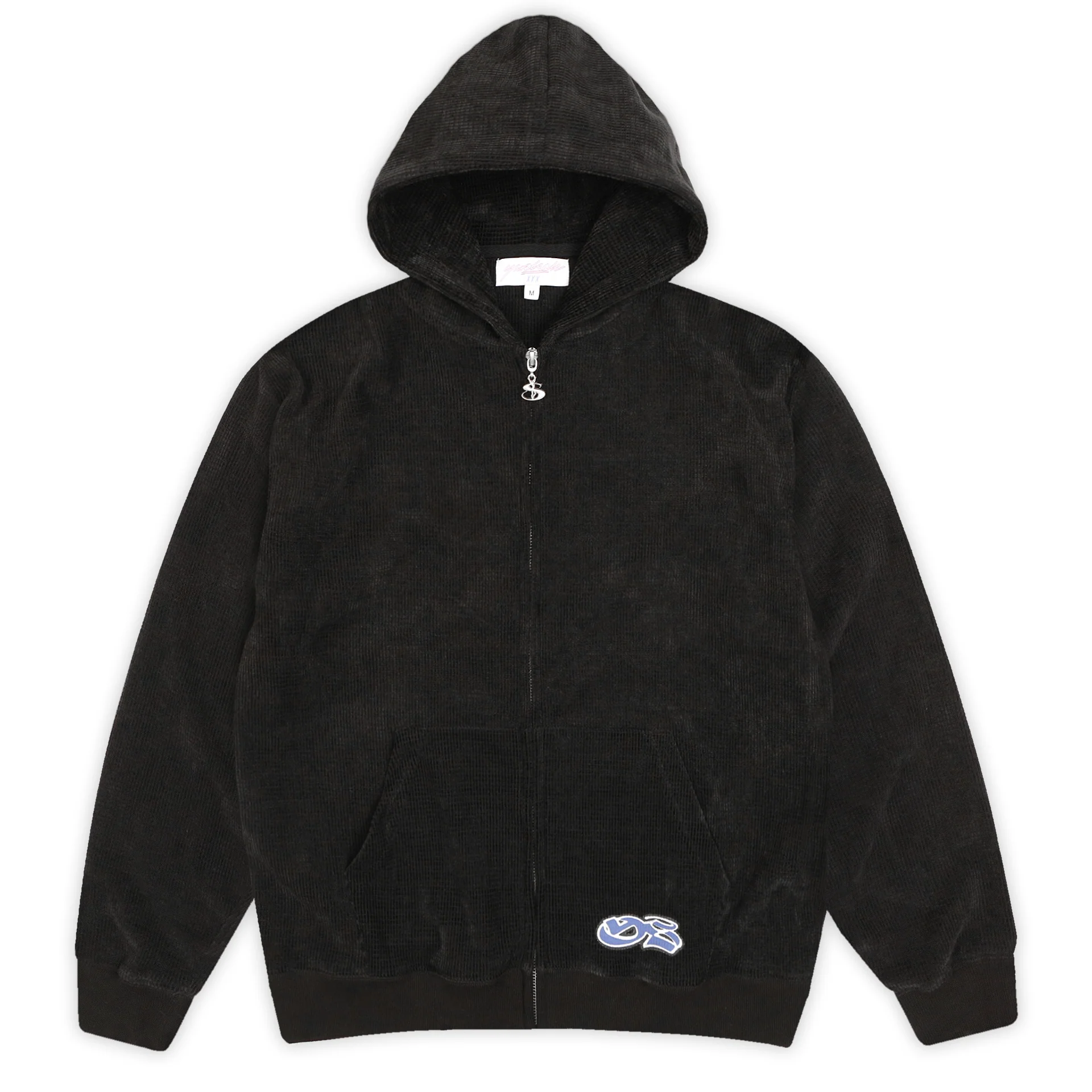Sprayed Waffle Hood (Black)