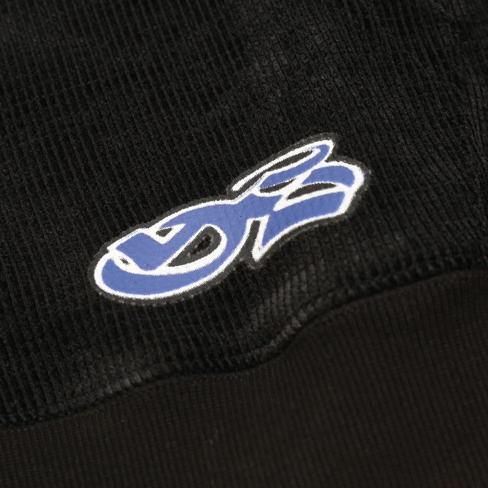 Sprayed Waffle Hood (Black) - Image 3