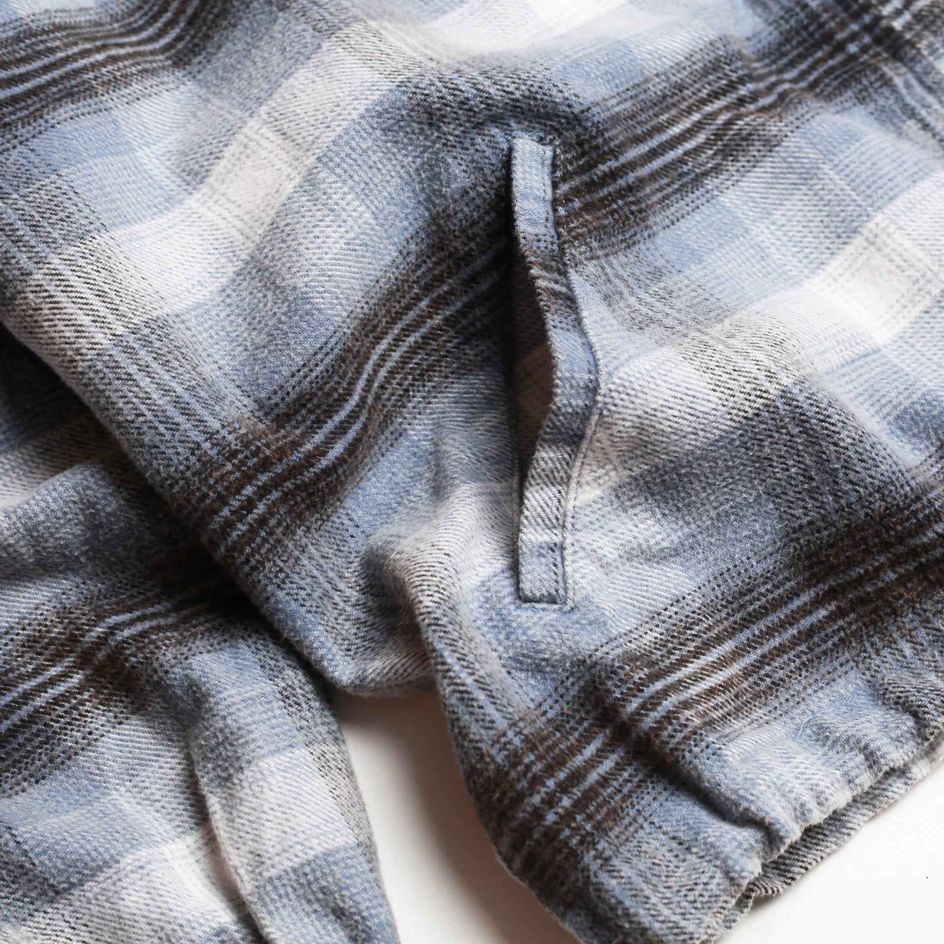 Tartan Fullzip Hood (Blue) - Image 6
