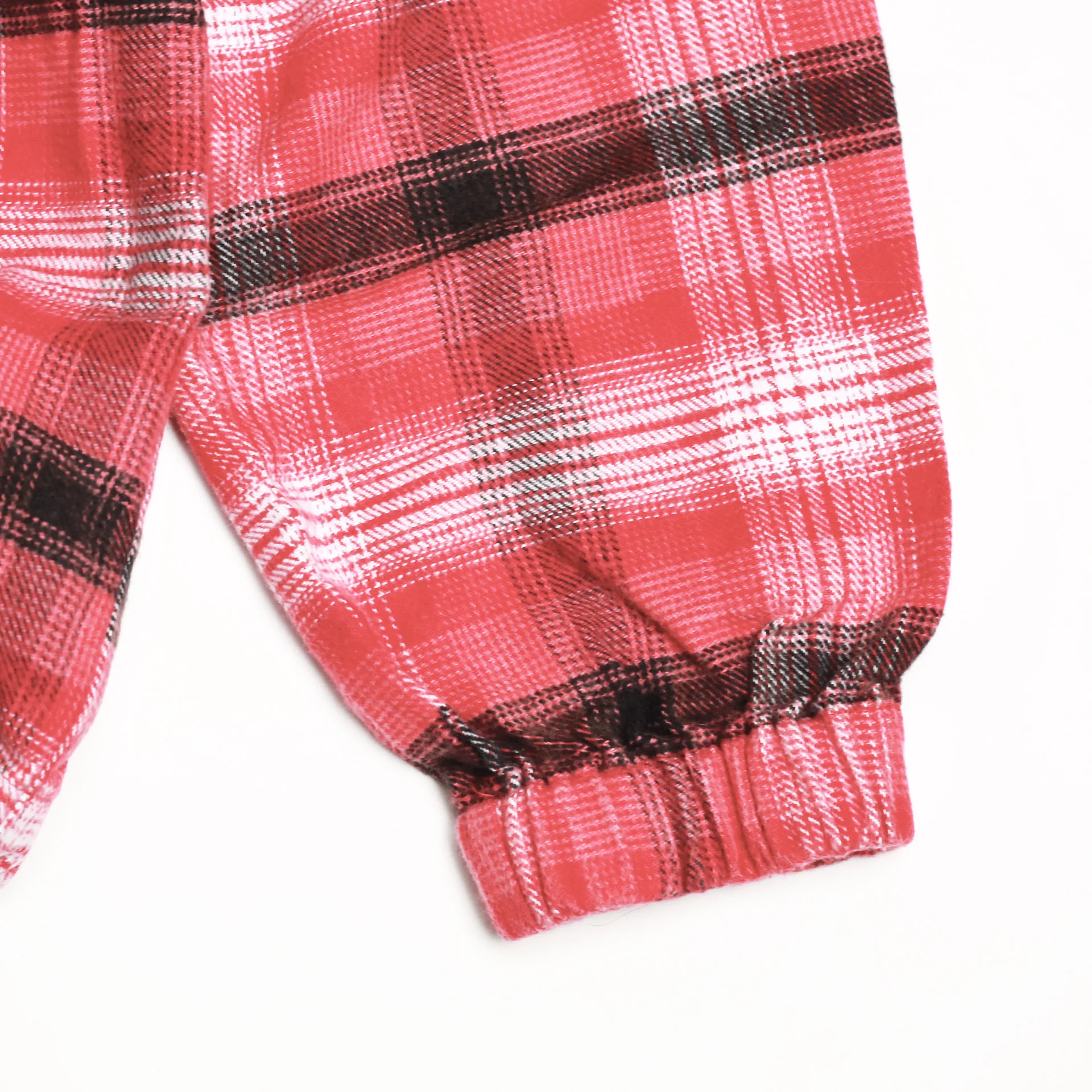 Tartan Fullzip Hood (Red) - Image 4