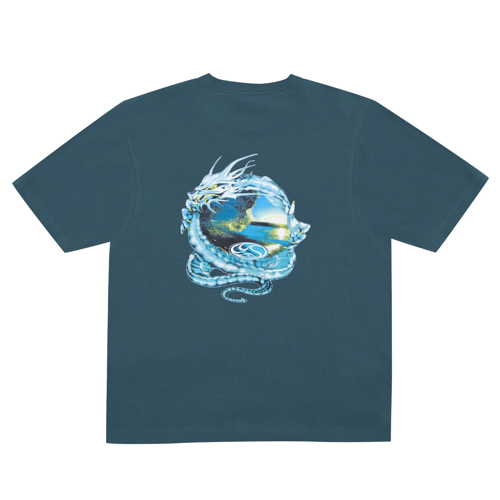 Wave Serpent T-Shirt (Navy) - Image 2