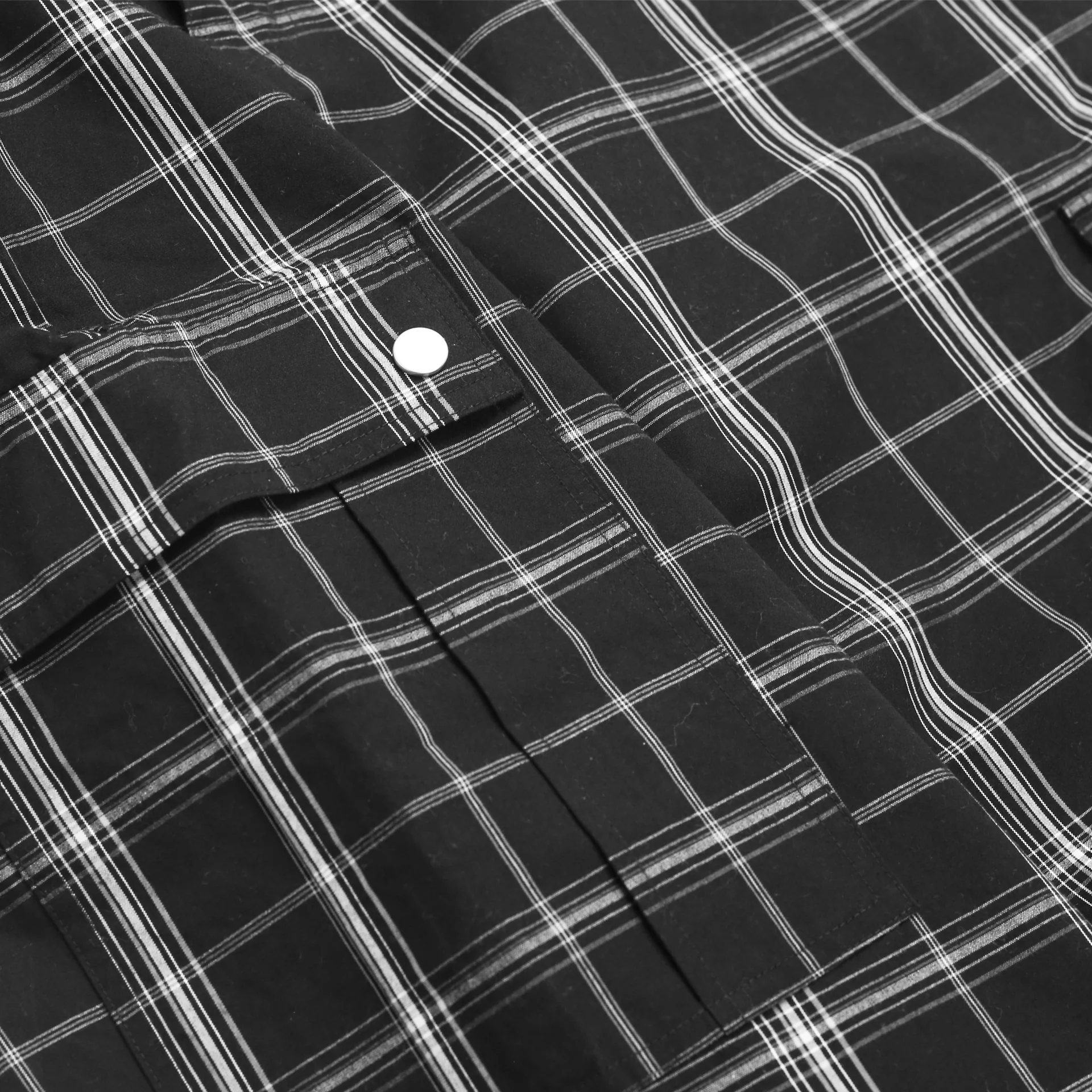 YS Plaid Cargos (Black) - Image 5